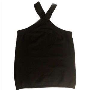 WHBM Woven Silk Sleeveless Top - Large